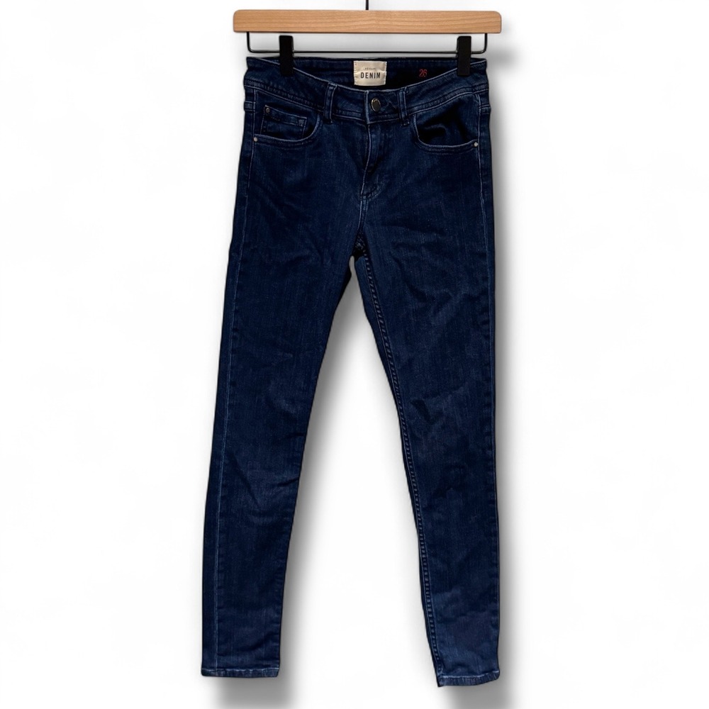 Sezane The Perfect Slim Jeans Women's Size 26 Dark Wash Classic Minimalist Denim